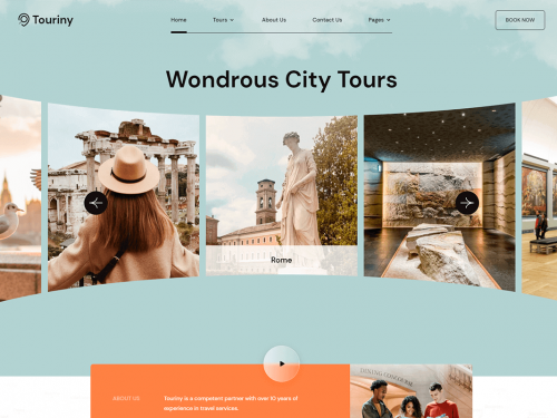 Touriny Theme by MotoPress