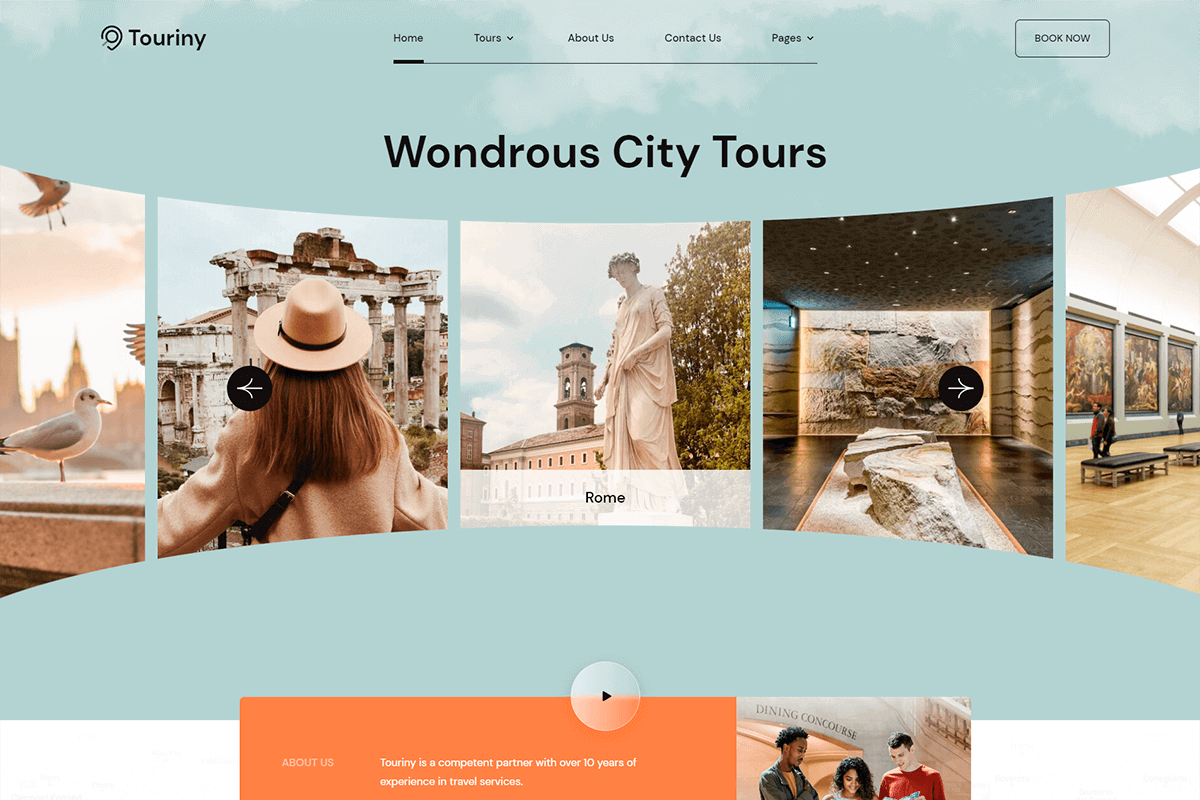 Touriny Theme by MotoPress