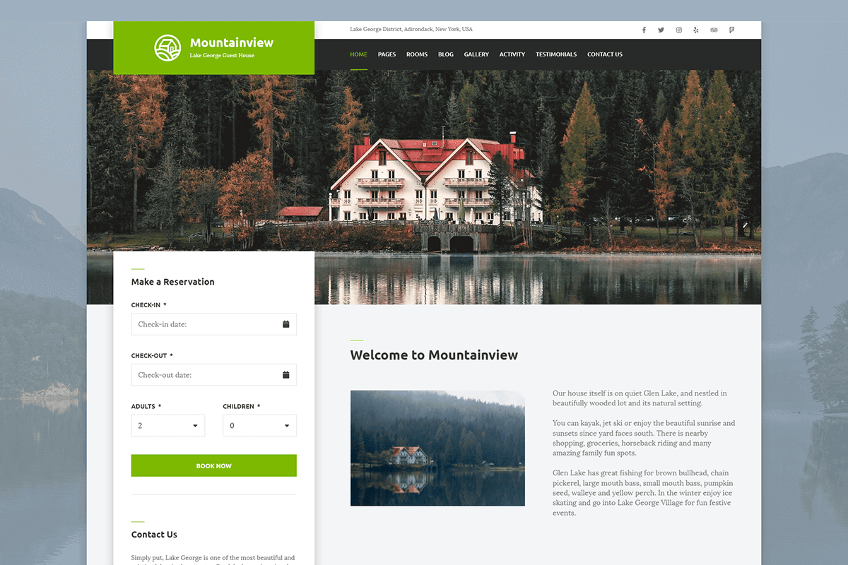 Mountainview Theme by MotoPress