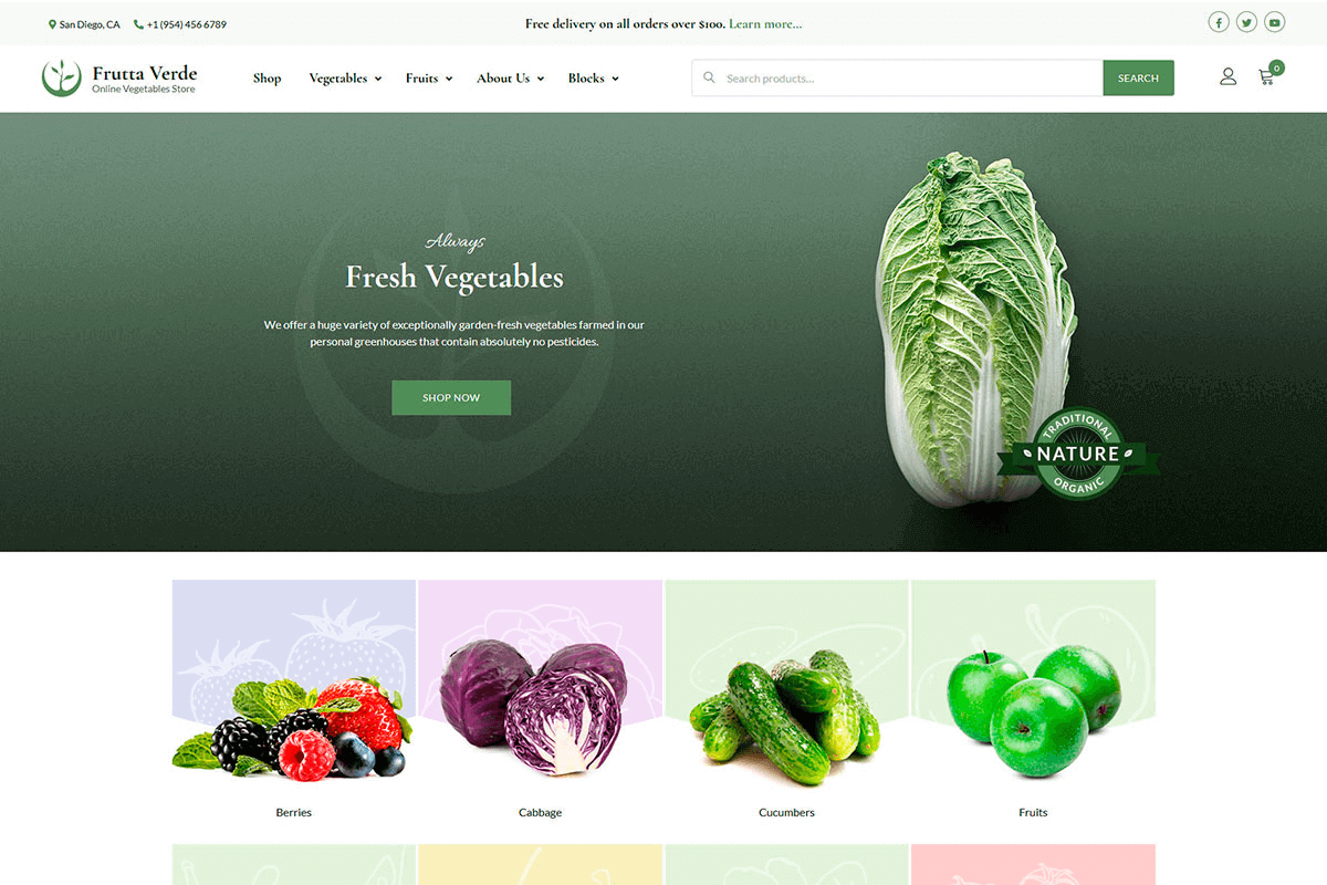 Frutta Verde Theme by MotoPress