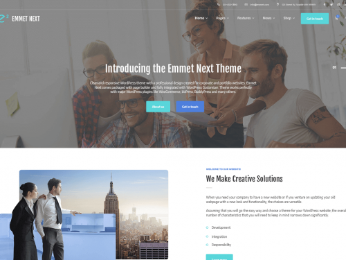 Emmet Next Theme by MotoPress