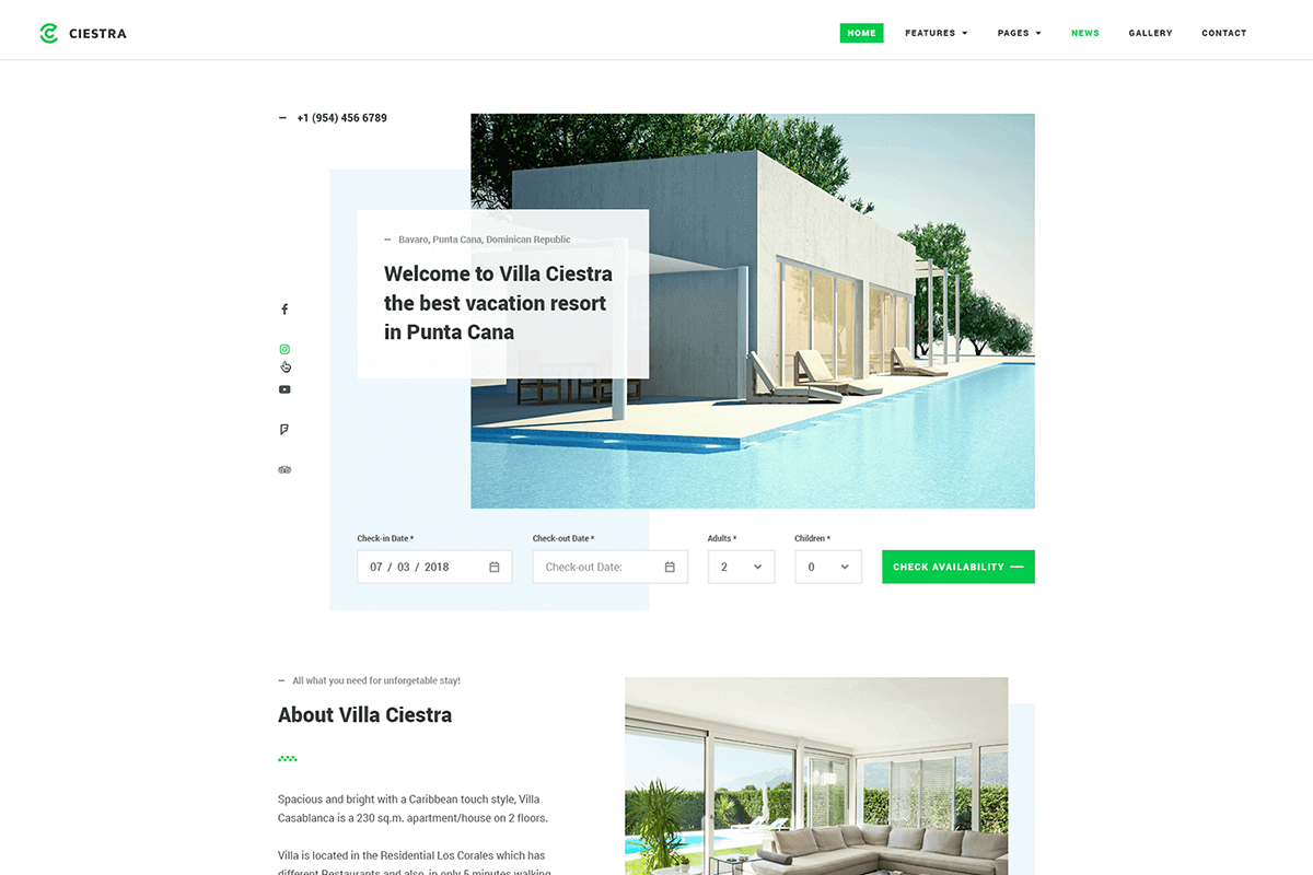 Ciestra Theme by MotoPress