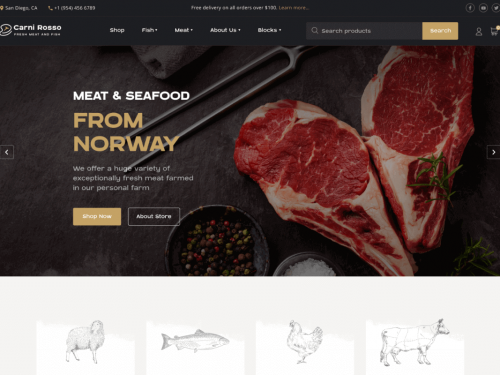 Carni Rosso Theme by MotoPress