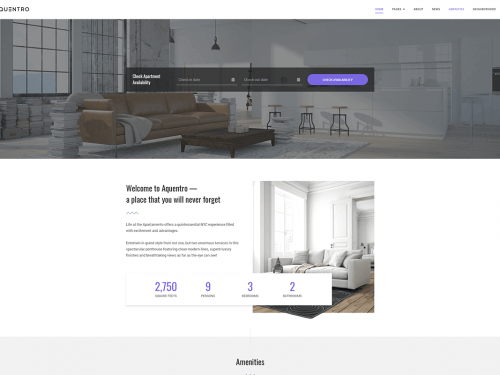 Aquentro Theme by MotoPress