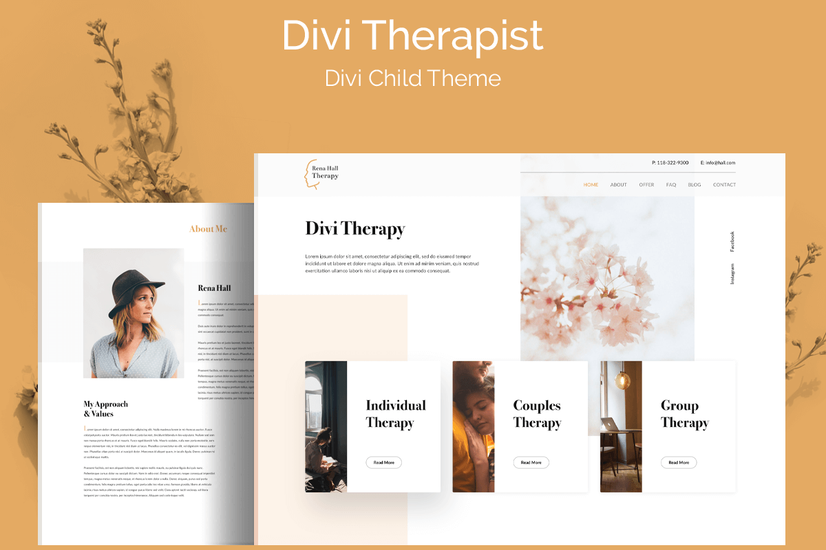 Divi Therapist Theme