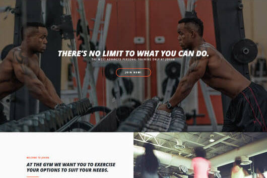 Elementorism Jovian Landing Page Template