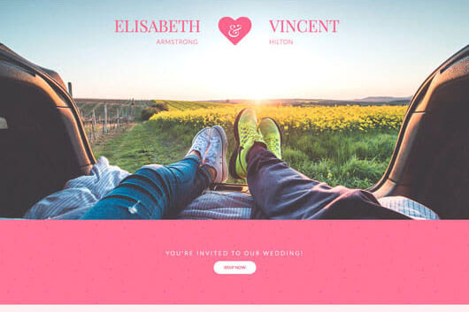 Elementorism Weddy Landing Page Template