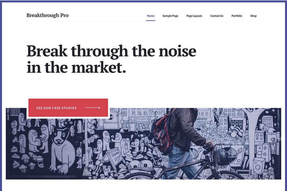 Breakthrough Pro Theme by Studiopress + Genesis Framework