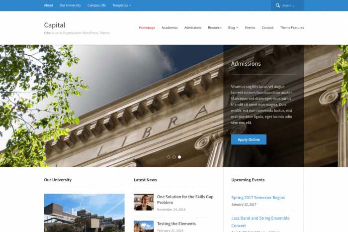 Capital Wordpress Theme by WPZOOM