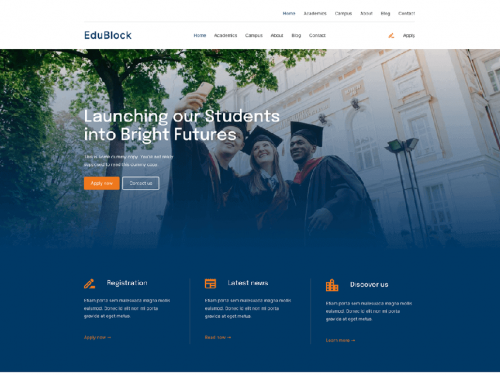 EduBlock PRO Wordpress Theme by WPZOOM