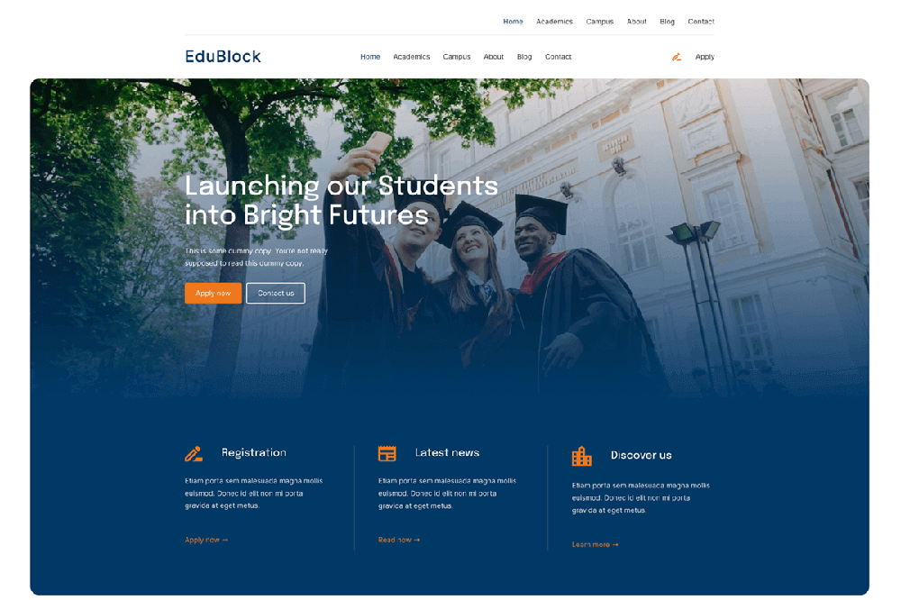 EduBlock PRO Wordpress Theme by WPZOOM