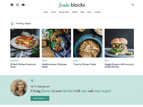 Foodie Blocks Theme by WPZOOM