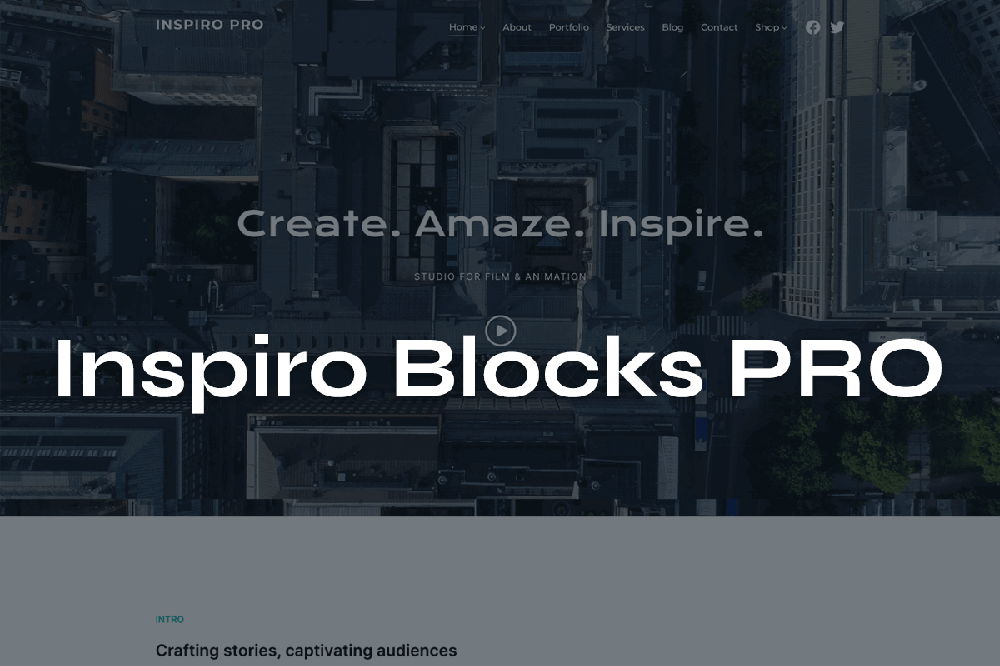 Inspiro Blocks PRO Theme by WPZOOM