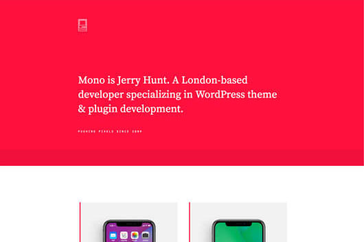 Elementorism Mono Landing Page Template