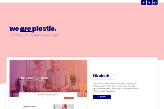 Elementorism WeArePlastic Landing Page Template
