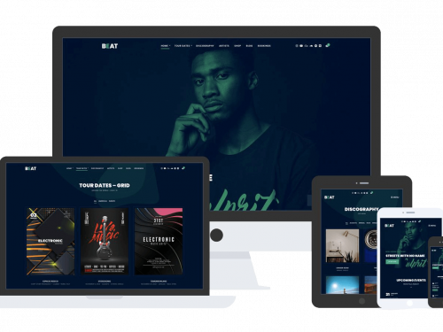 Beat Music Theme by Css Igniter Themes