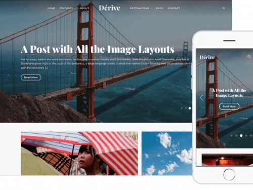 Dérive Wordpress Theme by WPZOOM
