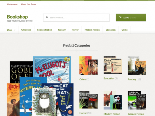 Bookshop Storefront Child Theme