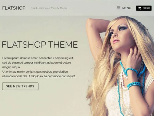 Flatshop Wordpress theme by Themify