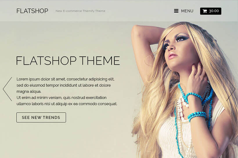 Flatshop Wordpress theme by Themify