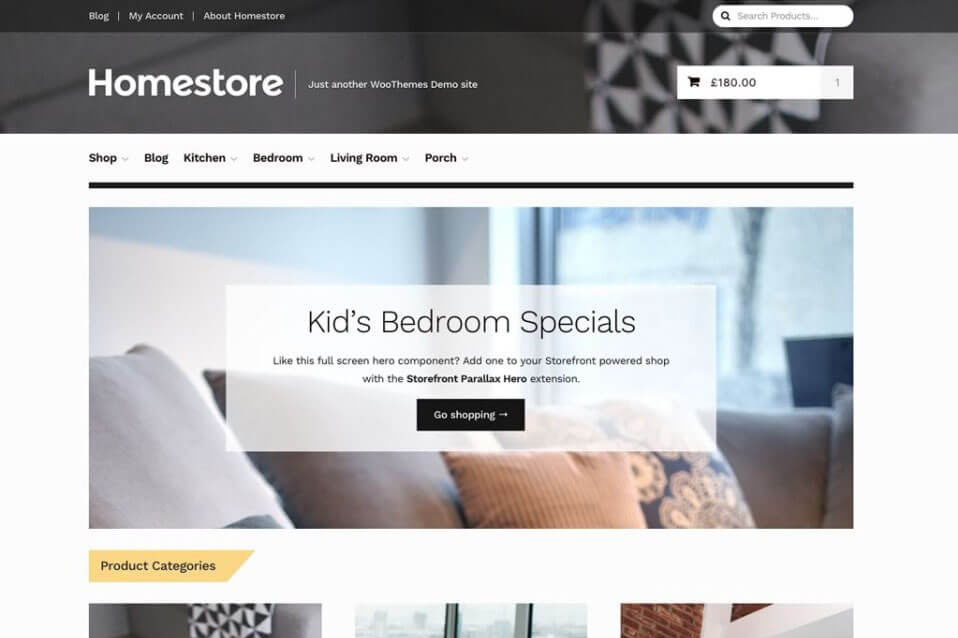 Homestore Storefront Child Theme