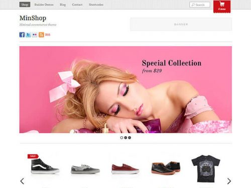 Minshop Wordpress theme by Themify