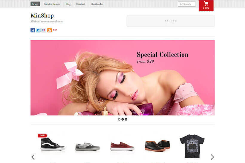 Minshop Wordpress theme by Themify