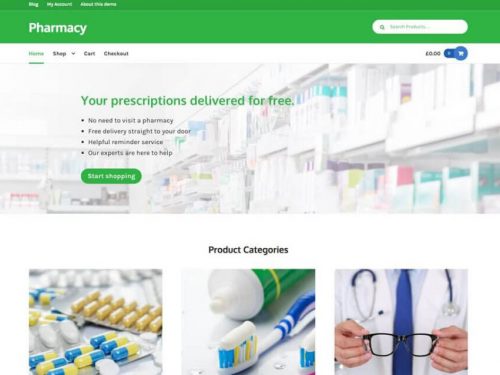 Pharmacy Storefront Child Theme
