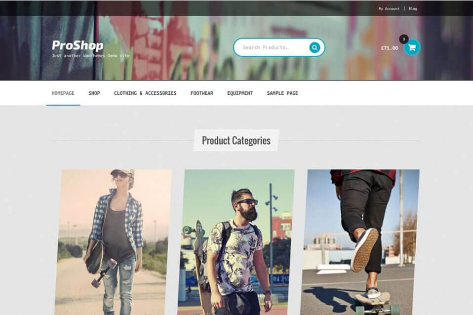 ProShop Storefront Child Theme