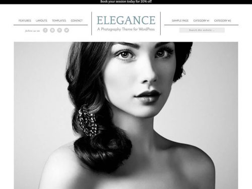 Elegance Pro Theme by Studiopress + Genesis Framework