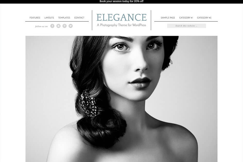 Elegance Pro Theme by Studiopress + Genesis Framework