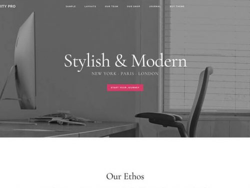 Infinity Pro Theme by Studiopress + Genesis Framework