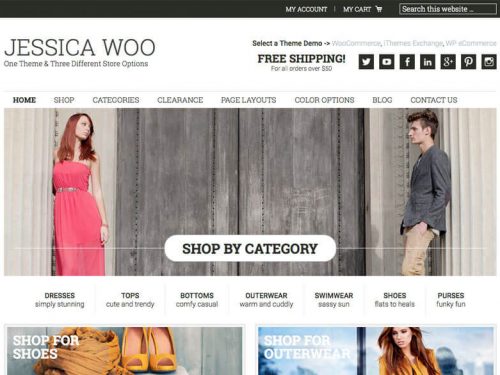 Jessica Theme by Studiopress + Genesis Framework