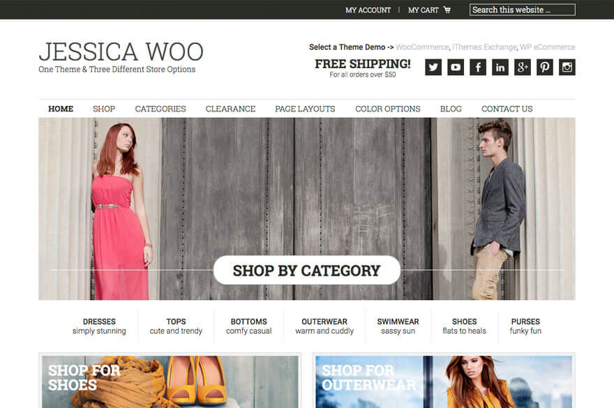 Jessica Theme by Studiopress + Genesis Framework