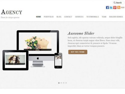 Agency Wordpress theme by Themify