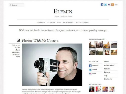 Elemin Wordpress theme by Themify