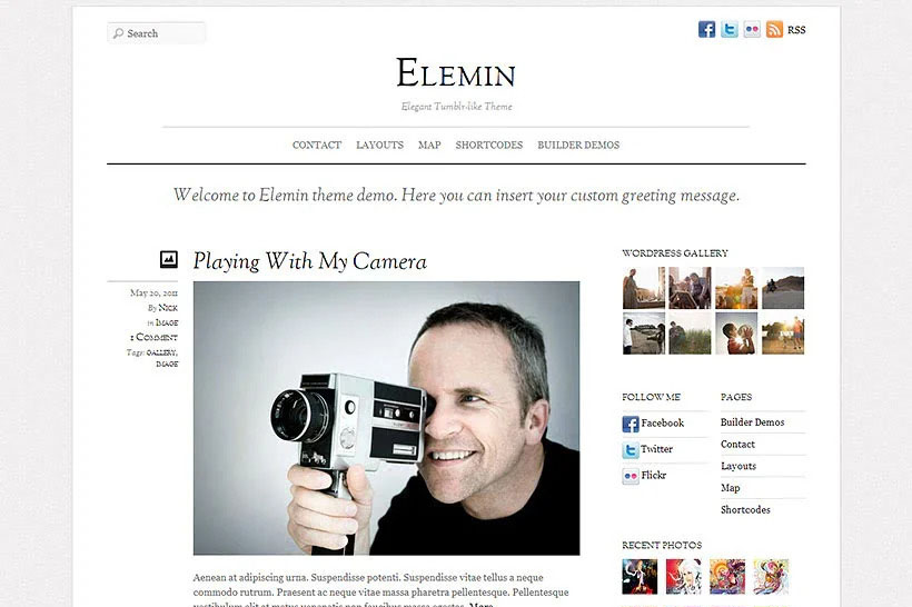 Elemin Wordpress theme by Themify