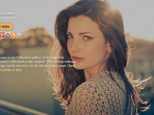Fullscreen Wordpress theme by Themify