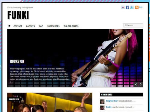 Funki Wordpress theme by Themify