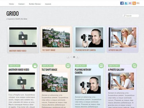 Grido Wordpress theme by Themify
