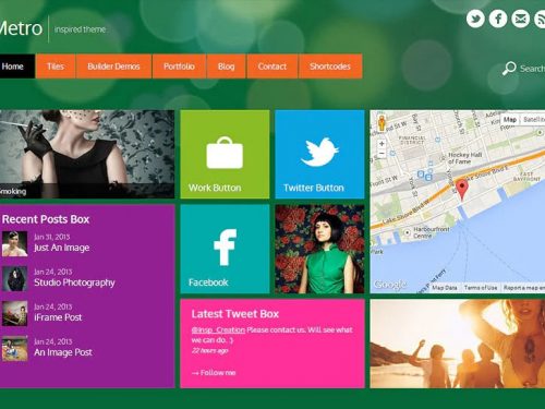 Metro Wordpress theme by Themify