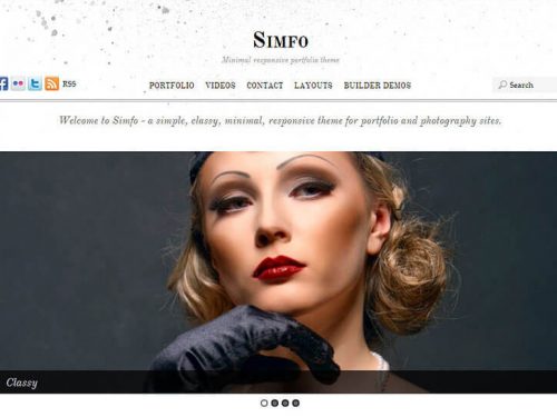 Simfo Wordpress theme by Themify