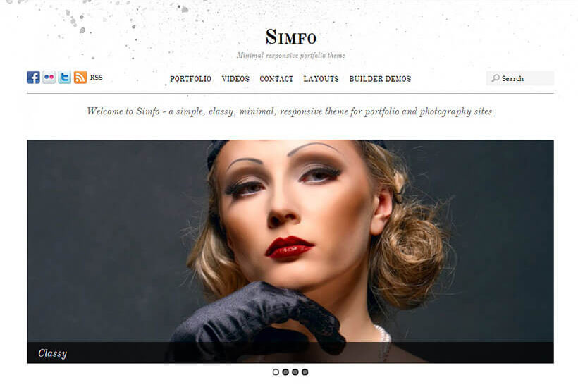 Simfo Wordpress theme by Themify