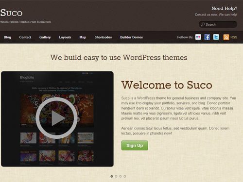 Suco Wordpress theme by Themify