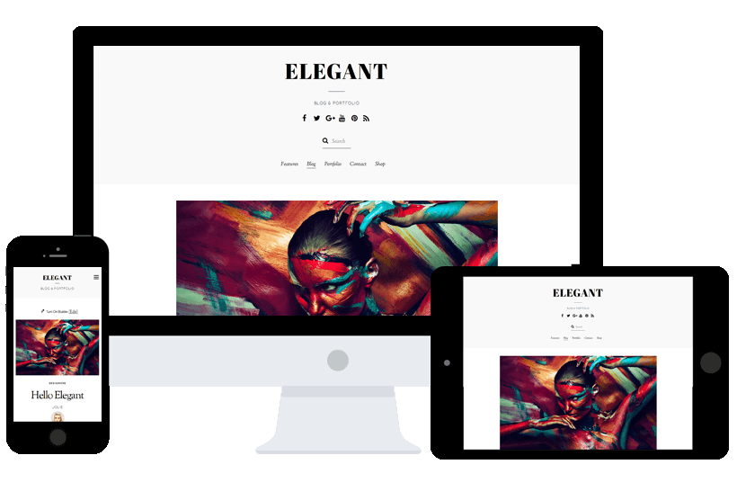Elegant Wordpress theme by Themify