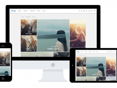 Peak Wordpress theme by Themify
