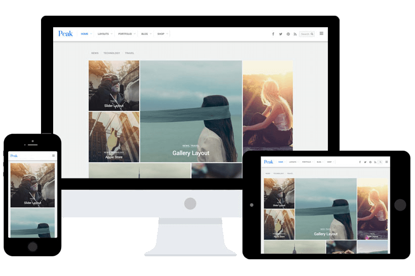 Peak Wordpress theme by Themify